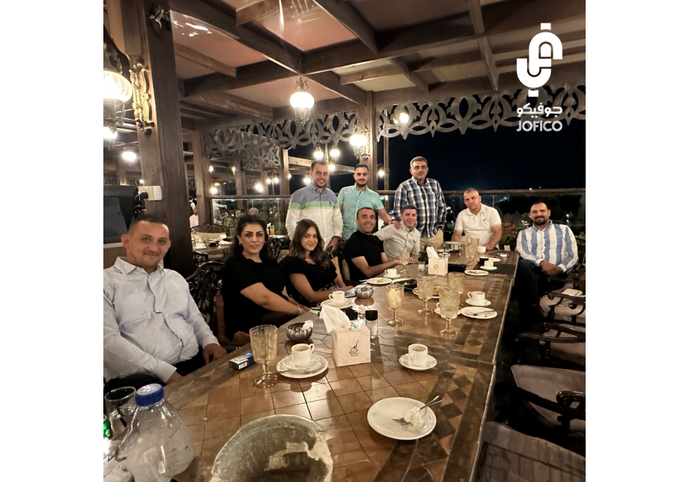 حفل عشاء لموظفي ” جوفيكو ” الشركة الأردنية الفرنسية للتأمين في مطعم بيت الكرم / فندق أوبال
