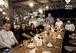 حفل عشاء لموظفي ” جوفيكو ” الشركة الأردنية الفرنسية للتأمين في مطعم بيت الكرم / فندق أوبال